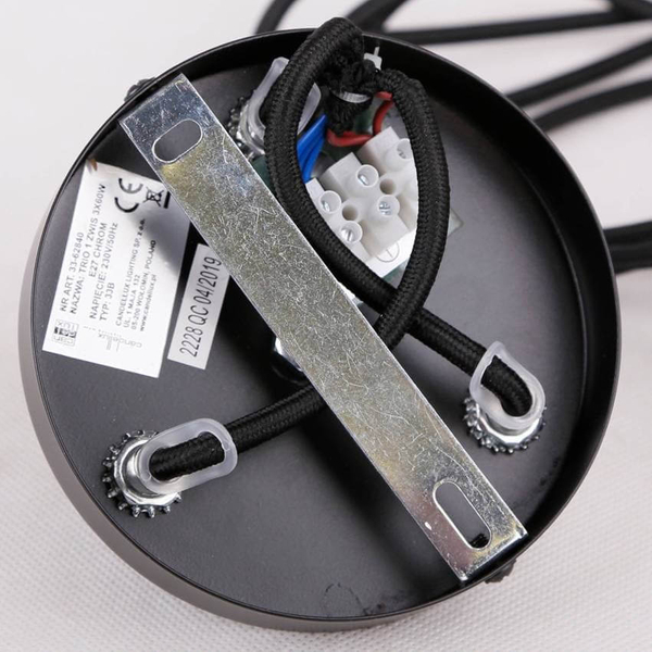 Klasyczna lampa sufitowa Simpli 33-63847 biała chrom