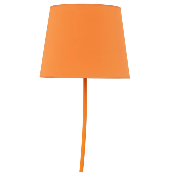 Podłogowa lampa do sypialni Nicola 6644 metalowa pomarańczowa