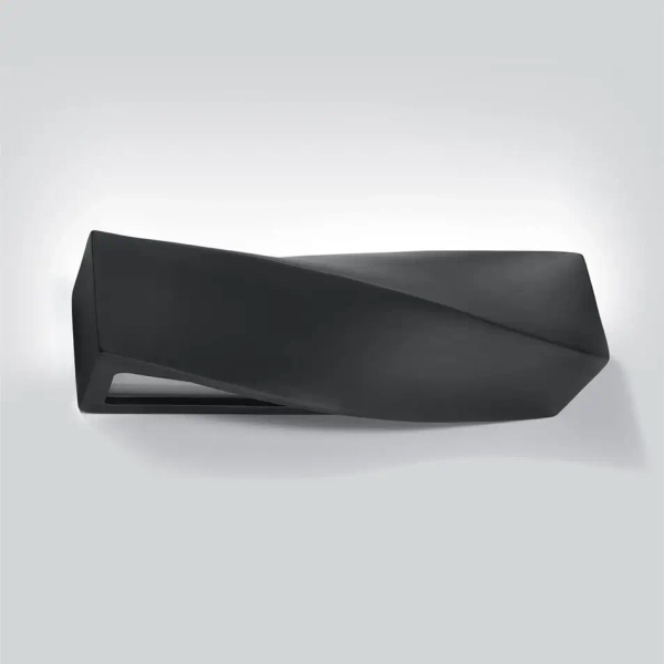 Designerski kinkiet Sigma SL.0870 Sollux do sypialni czarny