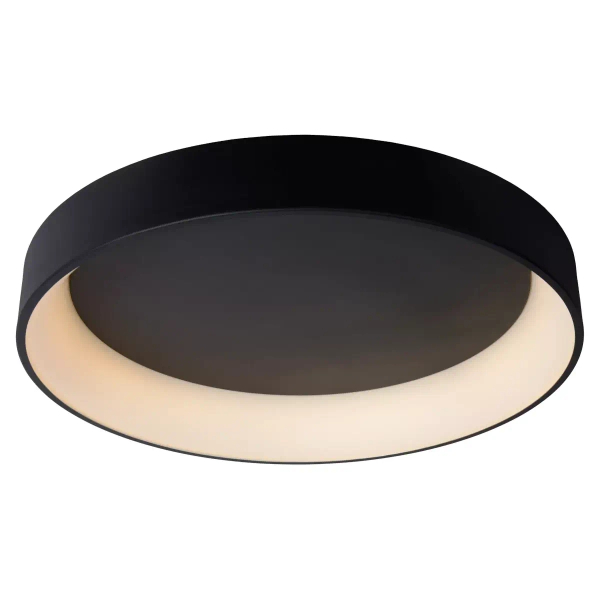 Okrągły plafon Talowe 46100/80/30 Lucide LED 80W 3000K na korytarz czarny