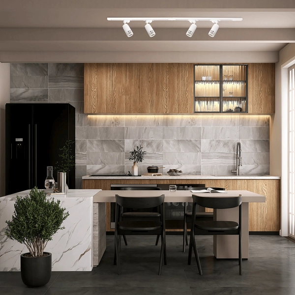 Jednoobwodowa lampa szynowa VERTICAL ML0303 z regulacją biała