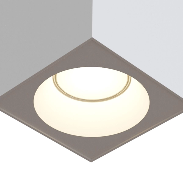 Lampa sufitowa do łazienki Zoom C030CL-01W Maytoni downlight IP65 biały