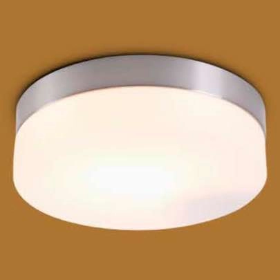 Sufitowa LAMPA okrągła OPAL 48401 Globo plafon OPRAWA nikiel biała