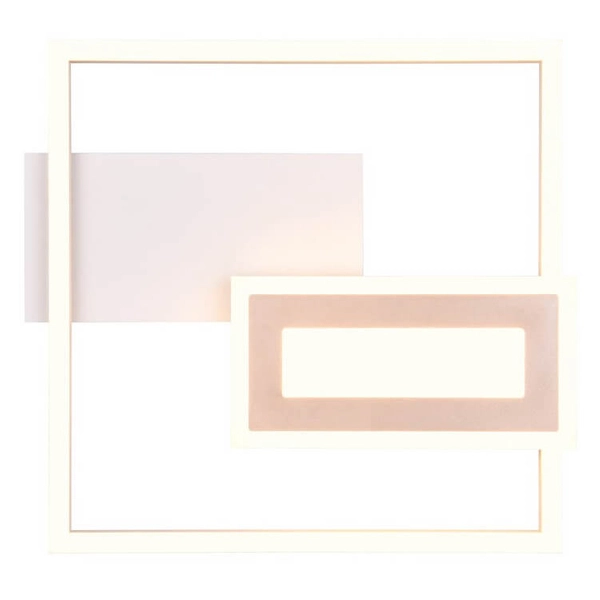 Metalowy plafon Spiro R67862176 RL Light LED 22W 3000K geometryczny szary