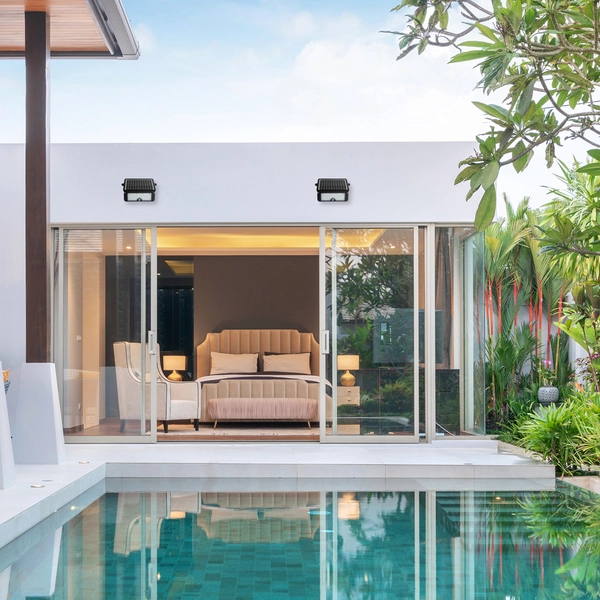 Solarny naświetlacz Epad EKO9082 Ekolight LED 5W 4000K elewacyjny IP65 czarny