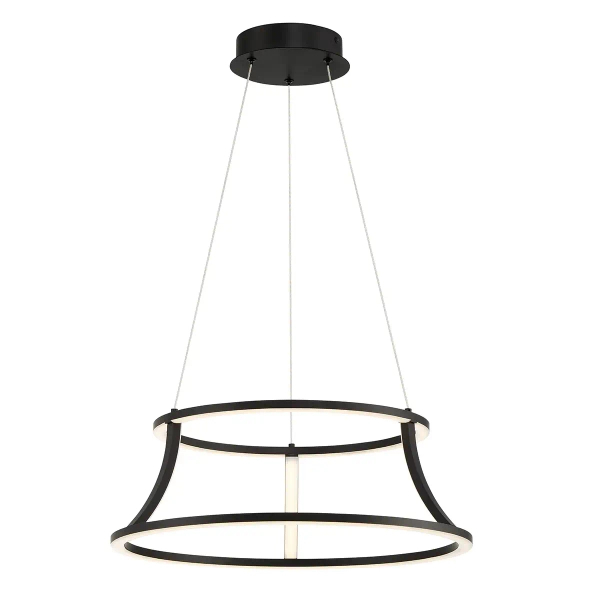 Okrągła lampa wisząca Cadoux QN-CADOUX-P-BK LED 54W 3000K czarny