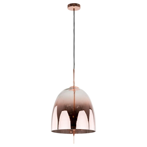 LAMPA wisząca ALAN MD-OYD-10310B-SP3 COPPER Italux OPRAWA szklana miedziana