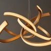 Modernistyczna lampa wisząca Lorenzo 97614 LED 48W 3000K złota