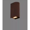 Lampa na elewację góra-dół BADIA brązowa W0470 2xLED 12W 3000K IP65 ogrodowa