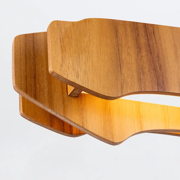 Lampa wisząca Horizon QN-HORIZON-LED-LP-100-TEAK LED 46W 3000K brązowy