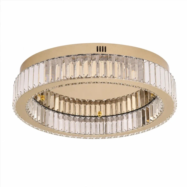 Plafon kryształowy APOLLO ST-8876W-50 złoty LED 12W glamour