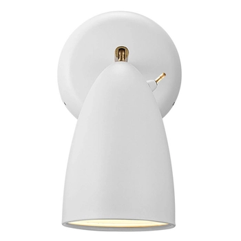 Kinkiet ścienny do sypialni Nexus 2020601001 z włącznikiem biały