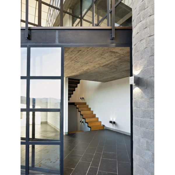 Elewacyjna lampka Canto 49711031 LED 10,6W 3000K IP44 prostokąt cyna