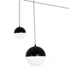 Lampa wisząca ścienna Bowl Duo MSE010100152 czarna biała