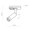 Reflektor do szynoprzewodu Tracer 3383 TK Lighting LED 3W 4500K chrom