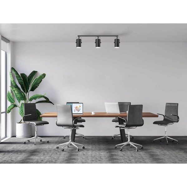 Regulowana lampa sufitowa 137623621962 czarne reflektorki