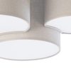 Ekologiczna lampa sufitowa Mona 6591 TK Lighting naturalna szara