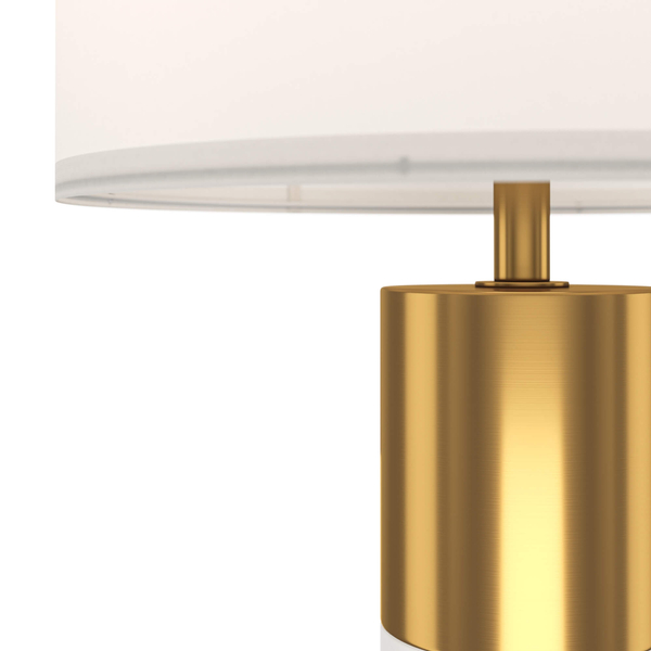 Lampka biurkowa Bianco Z030TL-01BS z abażurem biała