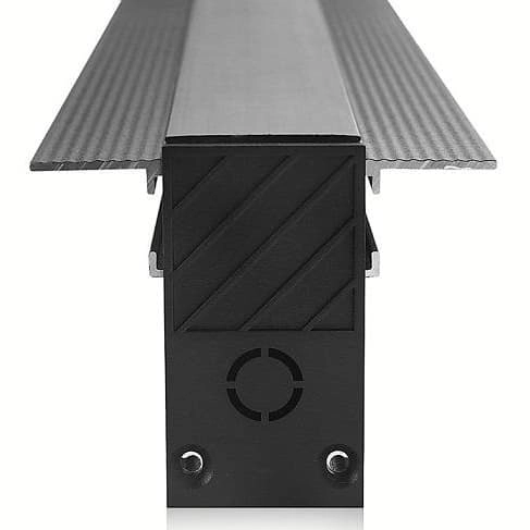 Szyna magnetyczna podtynkowa 3-fazowa 458 Domeno LED metalowa czarna