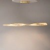 Żyrandol glamour Krone P097PL-L36BS3K LED 36W 3000K crystals mosiądz