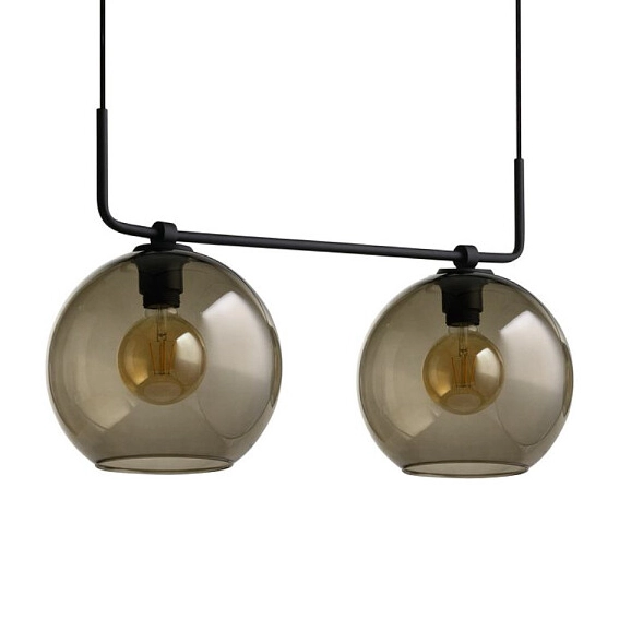 Kuchenna lampa wisząca Monaco 9363 loftowa nad wyspę balls czarna