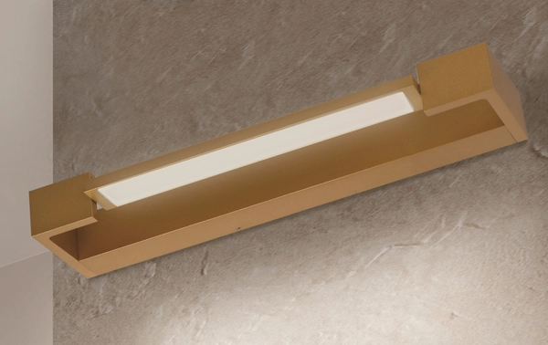 Listwa ścienna kinkiet Dali AZ5247 LED 24W 3000K podłużny złoty