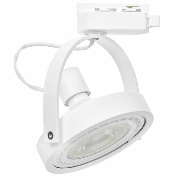 Regulowana lampa sufitowa 1-fazowa Lugar ML5701 okrągła biały