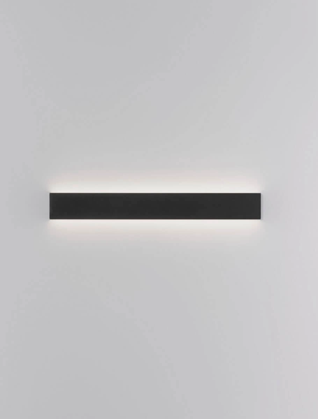 Prostokątna lampa ścienna Durango LE42852 Luces Exclusivas LED 22W 3000K czarna