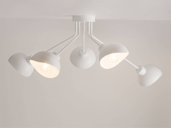 Lampa sufitowa wielopunktowa Roy 32434 Sigma do jadalni nad stół biała