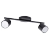 Lampa sufitowa natynkowa Mila 2 41341 do jadalni tuby czarny