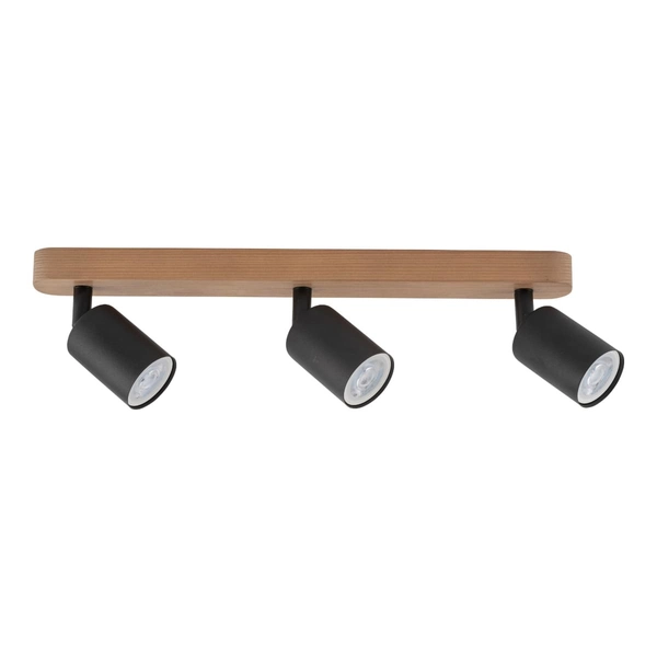 Reflektor sufitowy potrójny Top Wood 3292 TK Lighting okrągły drewniany