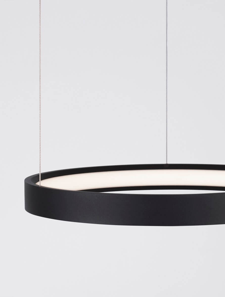 Minimalistyczna lampa wisząca ZACAPU LE42793 LED 30W 3000K czarna