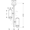 Regulowana LAMPA sufitowa 32-76274 Candellux metalowa OPRAWA LED 10W 4000K sufitowe tuby industrialne białe