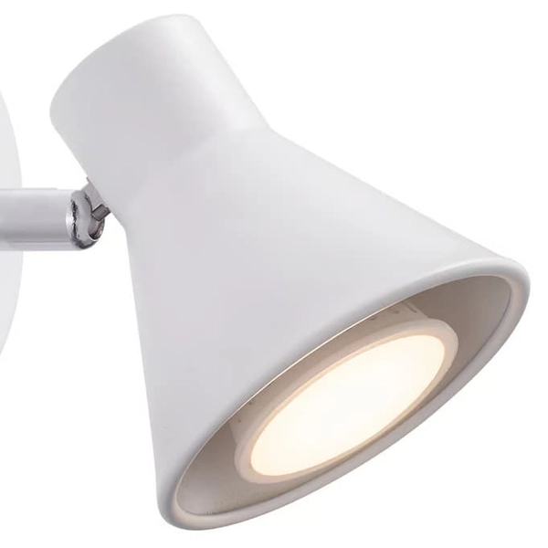 Ścienna lampa regulowana Eik 45761001 Nordlux do sypialni metalowa biała