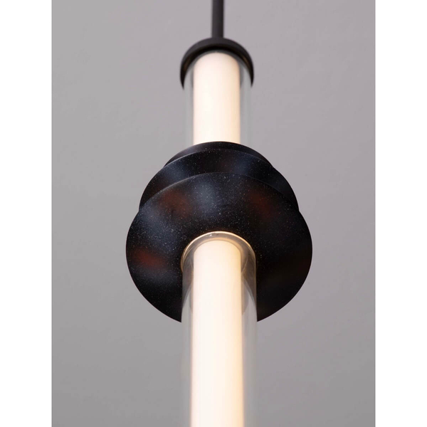 Zwisowa lampa tuba URUBICHA LE44688 LED 7W 3000K podłużna czarna