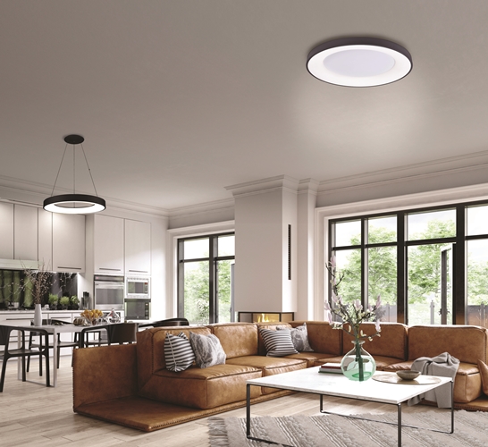 Ledowa lampa sufitowa Santana AZ4991 50W 3000-6500K pilot czarna