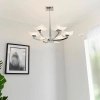 Lampa sufitowa do jadalni Ayres AYRES-6CH chrom przezroczysty