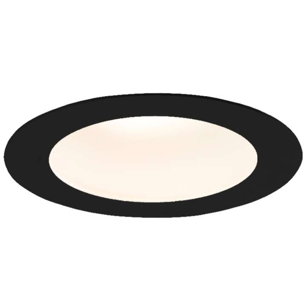 Wpust LAMPA sufitowa TOTTORI IL 3366 Shilo okrągła OPRAWA podtynkowa LED 10W 3000K oczko czarne
