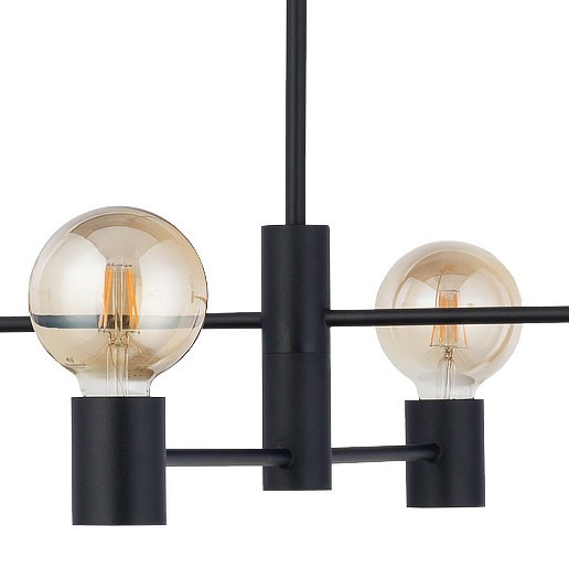 Wisząca LAMPA industrialna RADIUS 7931 Nowodvorski loftowa sufitowa sticks czarne