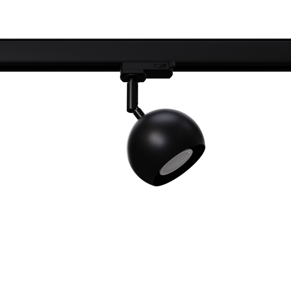 Lampa sufitowa regulowana do szyn 3-fazowych OCULARE MYL.00331 czarna