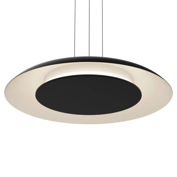Ledowa lampa wisząca Piattino ML1814 LED 30W 3000-6000K ring czarny