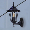 Lampa elewacyjna Standard K-5009A UP CZARNY retro czarna 