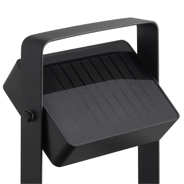 Regulowany słupek solarny Saulio 2518268003 LED 4,45W 3000K IP44 czarny