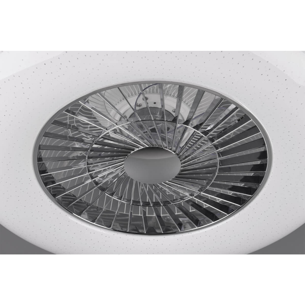 Wentylator sterowany pilotem Visby R62402106 LED 40W 3000-6500K srebrna
