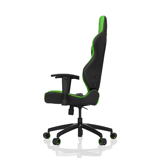 Obrotowy fotel gabinetowy S-line tapicerowany szary zielony