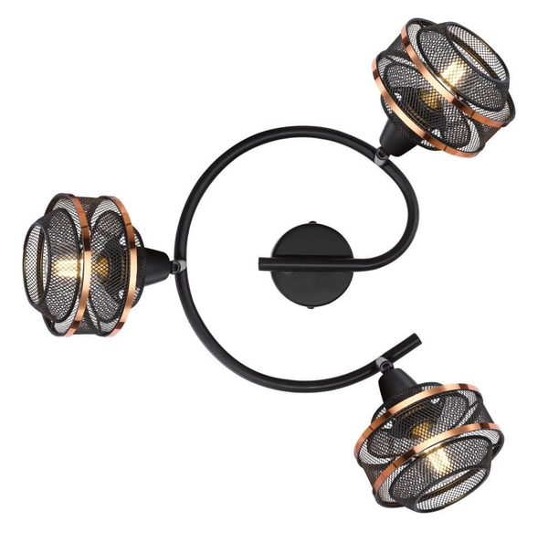 Sufitowa lampa Bellona 54020-3 reflektorki czarne złote