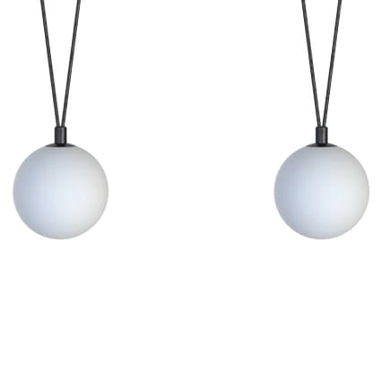 Lampa wisząca designerska kule Sling 10355 Nowodvorski nad stół czarna biała