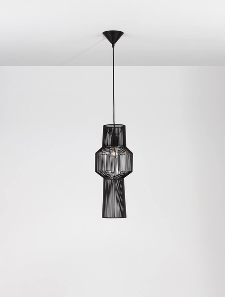 Loftowa lampa wisząca GUAYMAS LE42930 druciak nad stół czarny