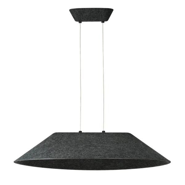 Zwisająca lampa FELMAN AZ5900 Azzardo LED 12W 3000K do biura czarna