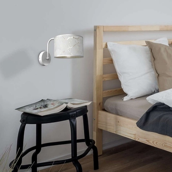 Kinkiet okrągły SENSO MLP7301 Milagro ścienna lampa biała